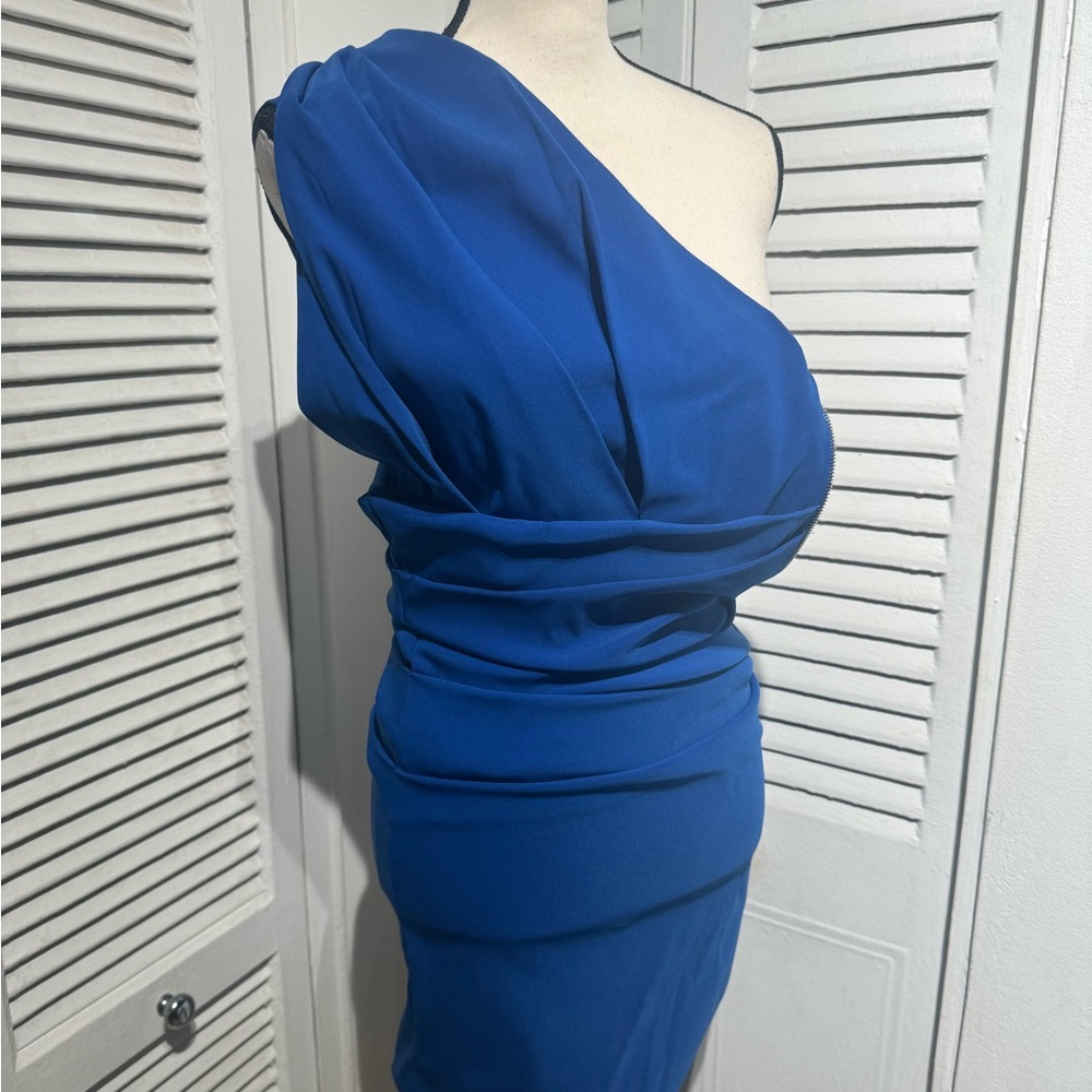 ASO SERENA VAN DER WOODSEN  BLUE DRESS Small - Picture 8 of 9